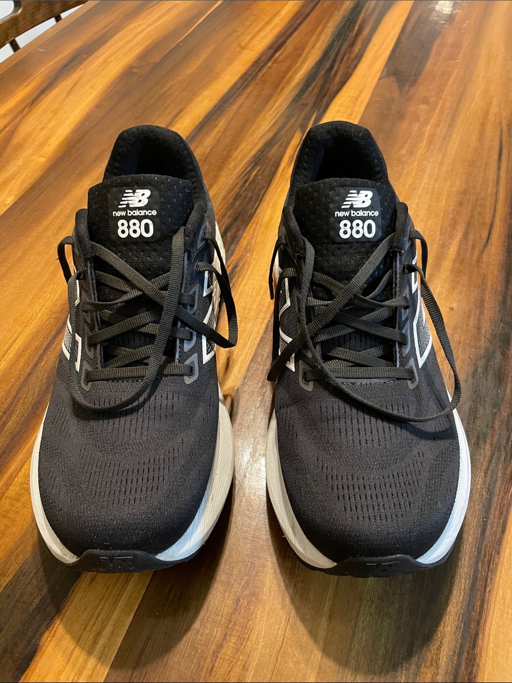 New Balance 880v15 Black and White Men's Running Shoes 11.5